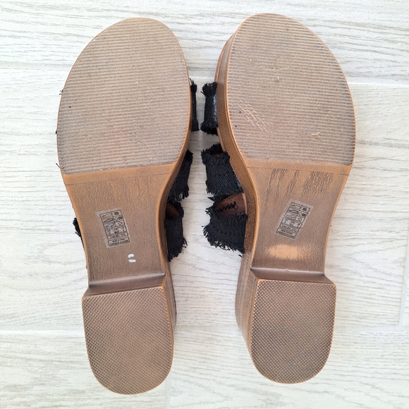 Rocket Dog women's black Clipper slide chunky heeled sandals - size 8 - Picture 9 of 10